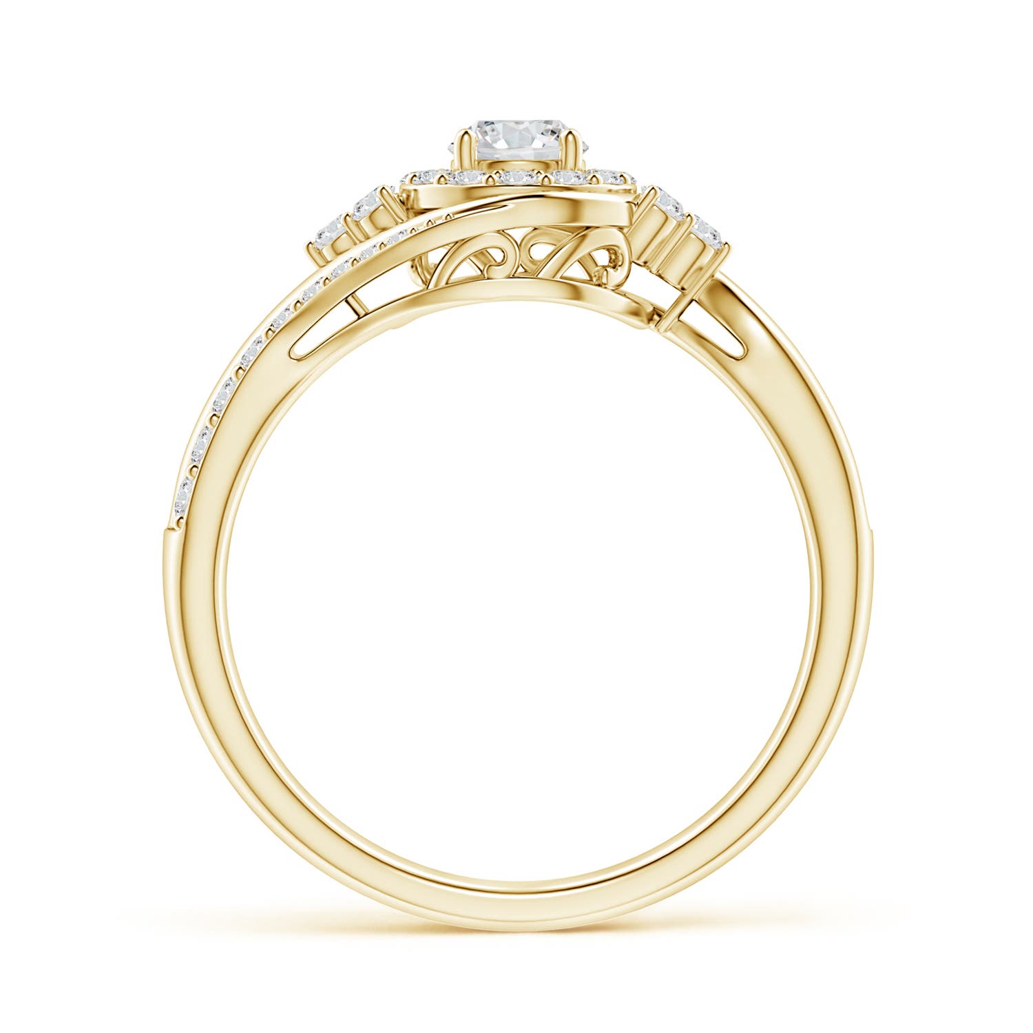 H, SI2 / 0.63 CT / 14 KT Yellow Gold