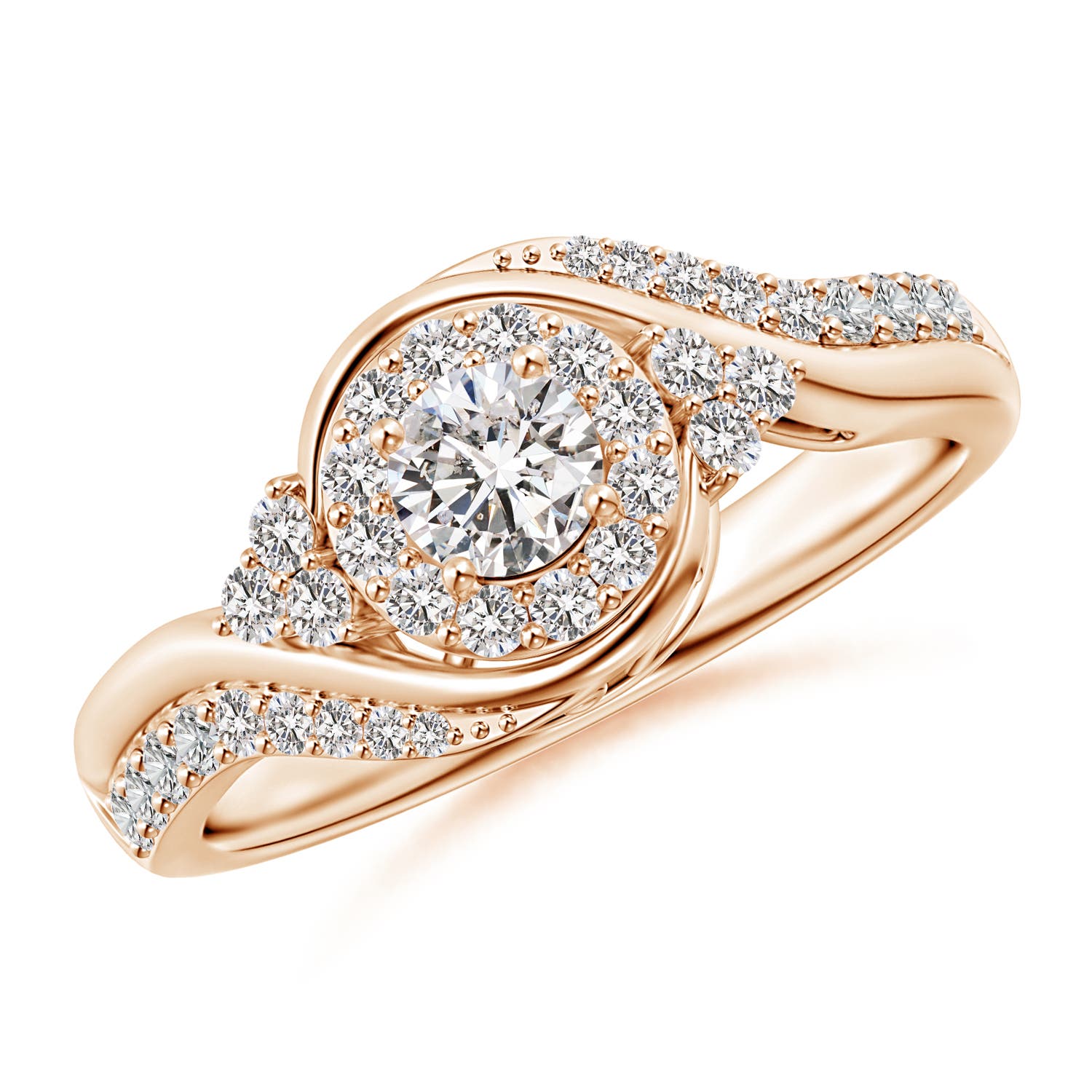 I-J, I1-I2 / 0.63 CT / 14 KT Rose Gold