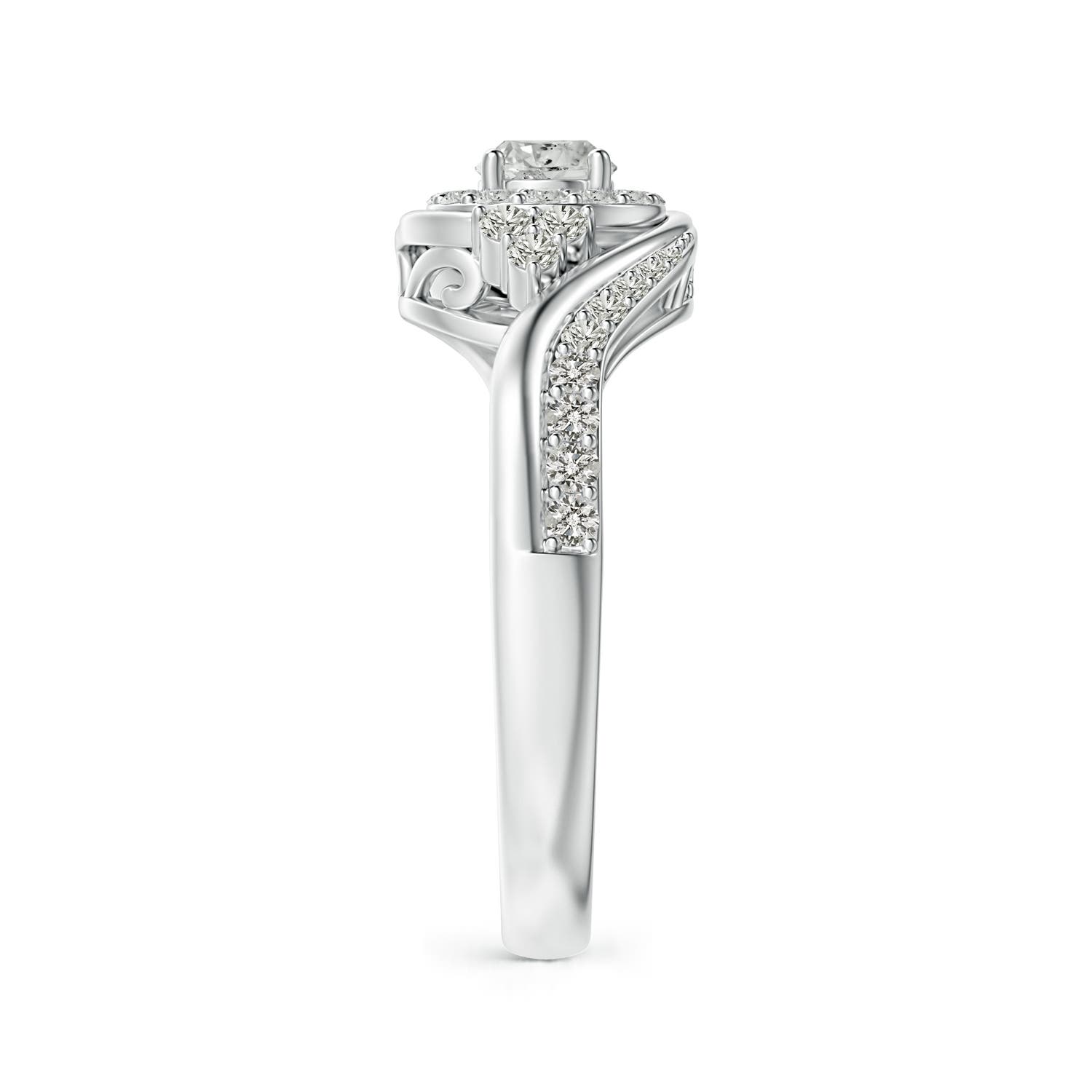 K, I3 / 0.63 CT / 14 KT White Gold