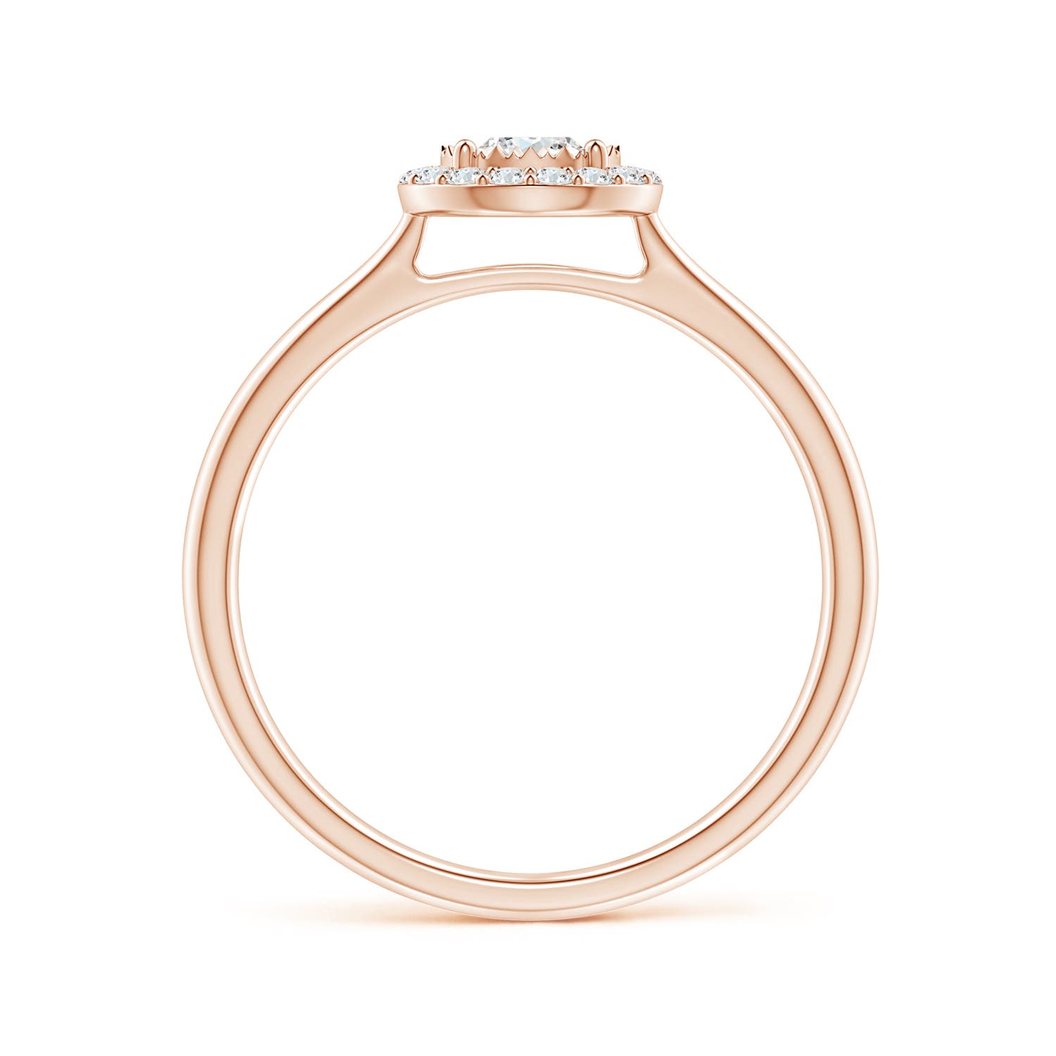 G, VS2 / 0.36 CT / 14 KT Rose Gold