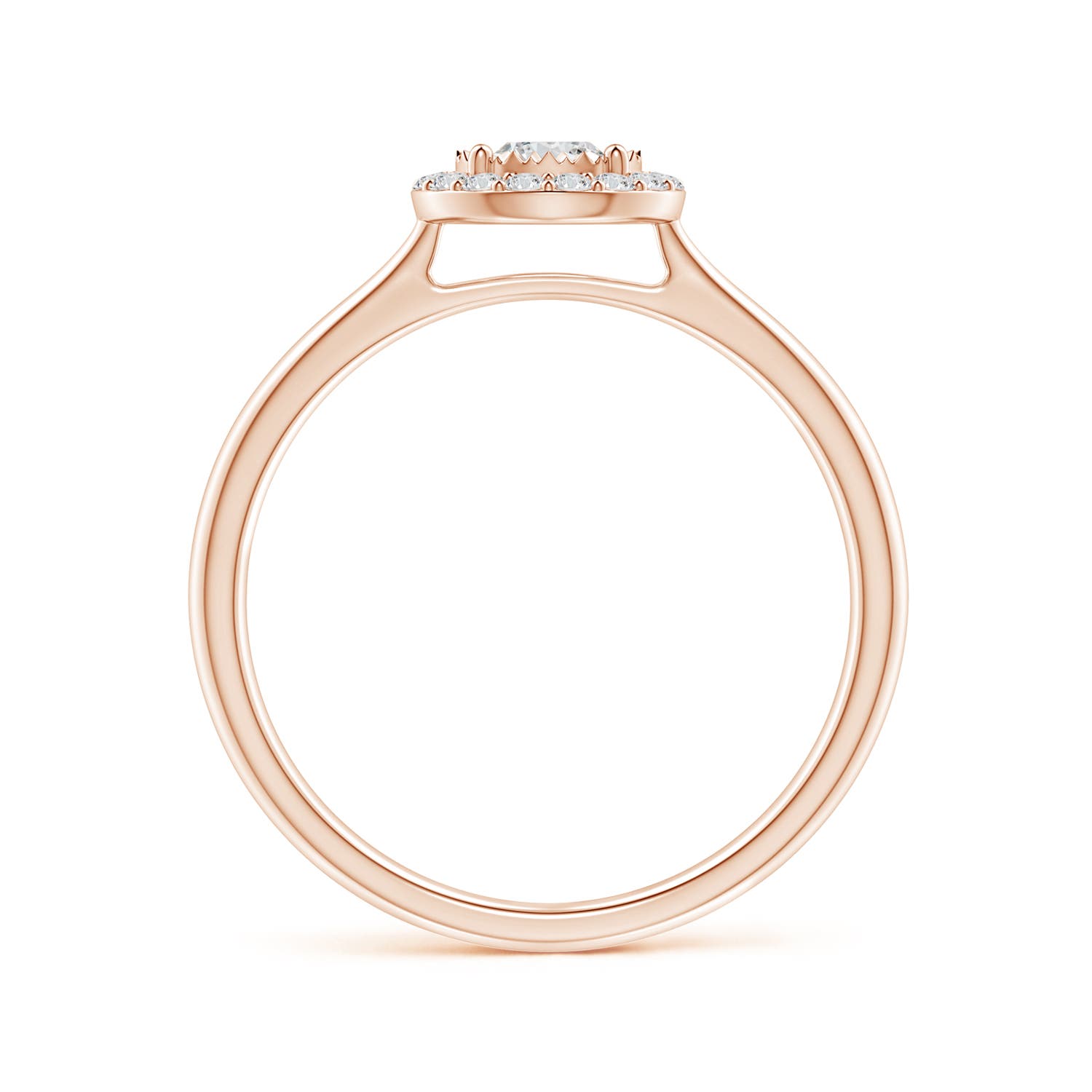 H, SI2 / 0.36 CT / 14 KT Rose Gold