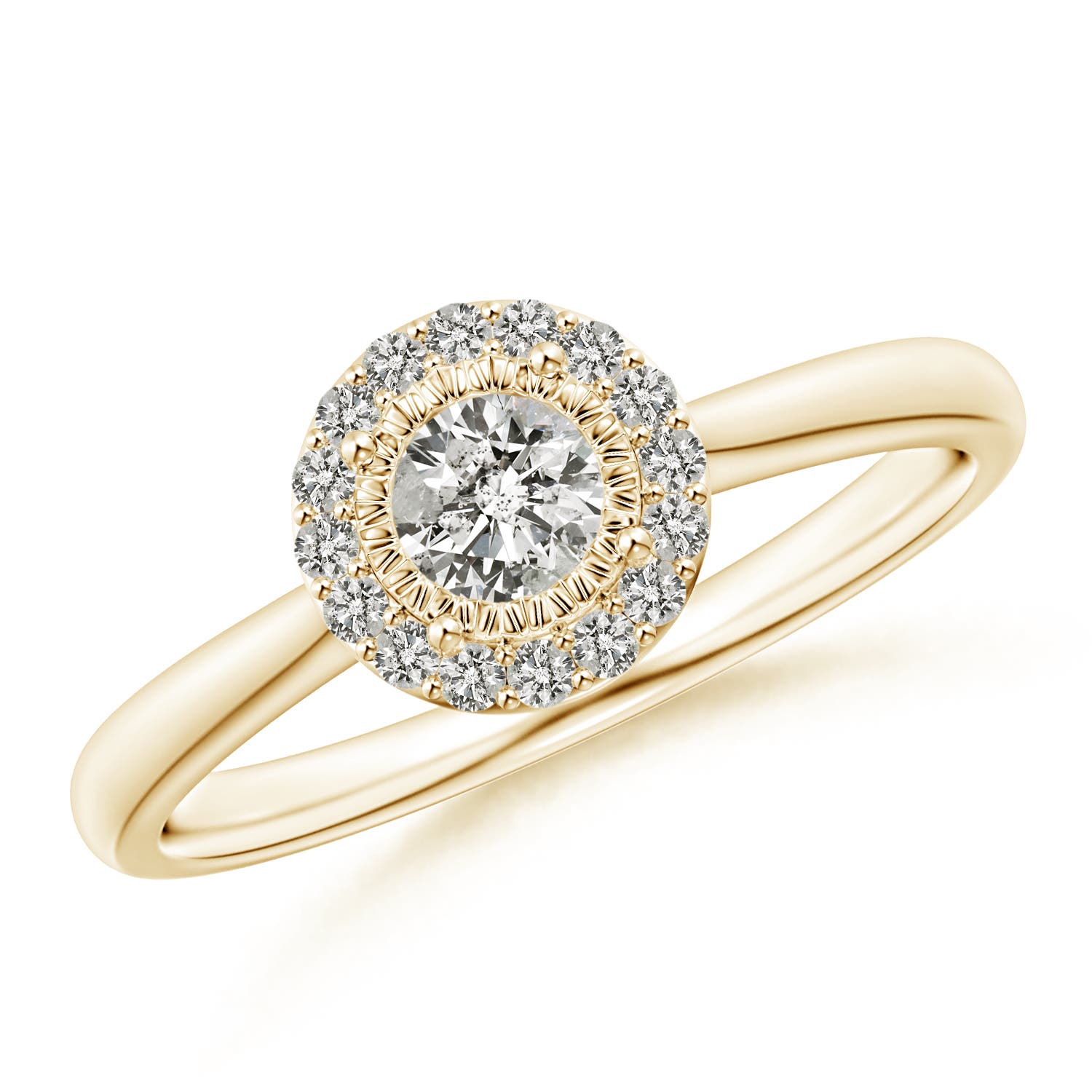 K, I3 / 0.36 CT / 14 KT Yellow Gold