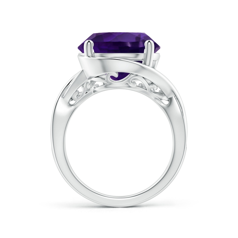 13.02-13.12x7.48mm AA GIA Certified Amethyst Bypass Engagement Ring in 18K White Gold side 199