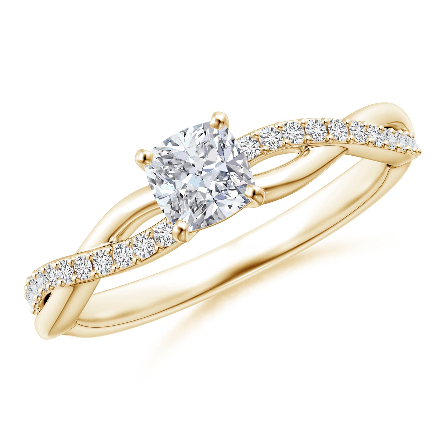 H, SI2 / 0.49 CT / 14 KT Yellow Gold