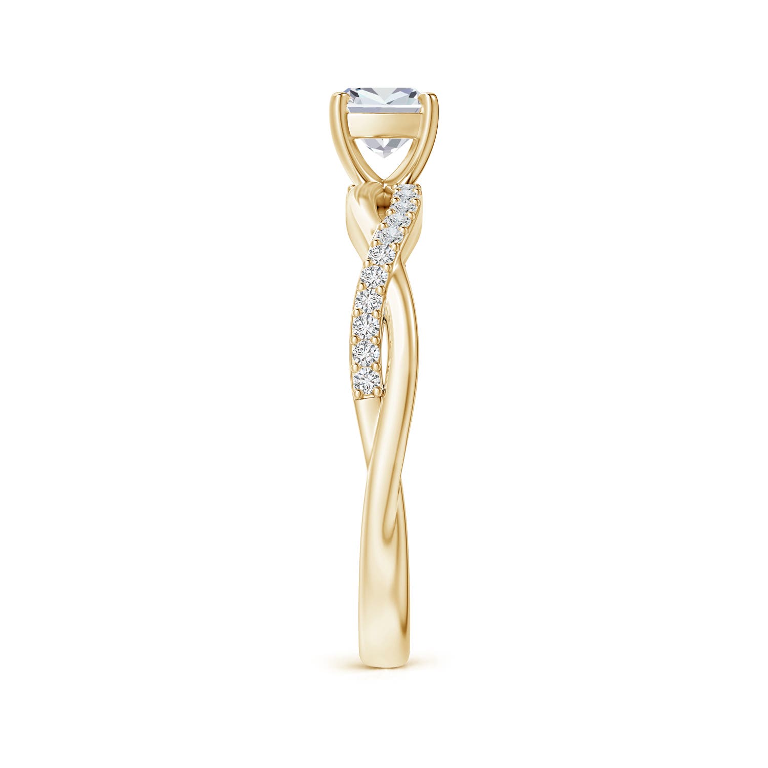 H, SI2 / 0.49 CT / 14 KT Yellow Gold