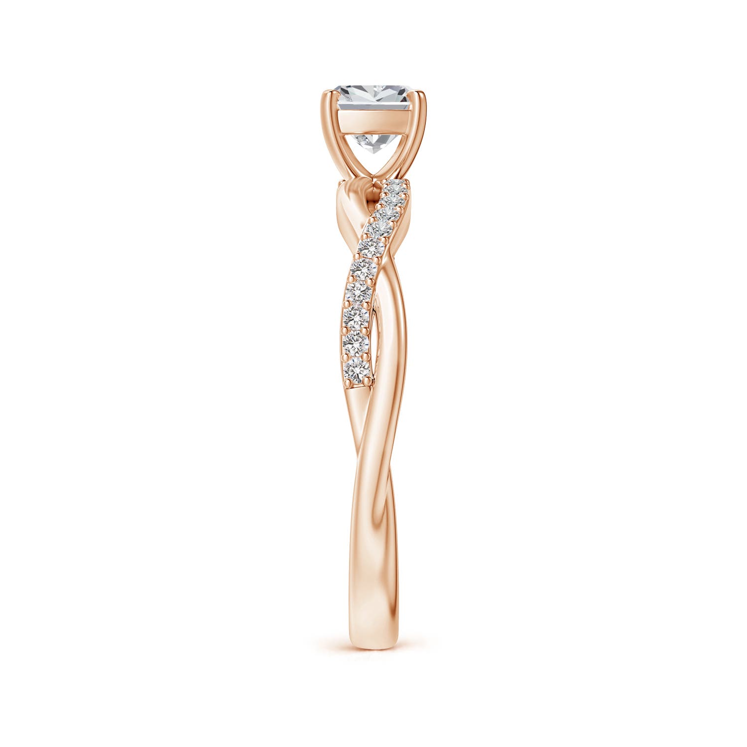 I-J, I1-I2 / 0.49 CT / 14 KT Rose Gold