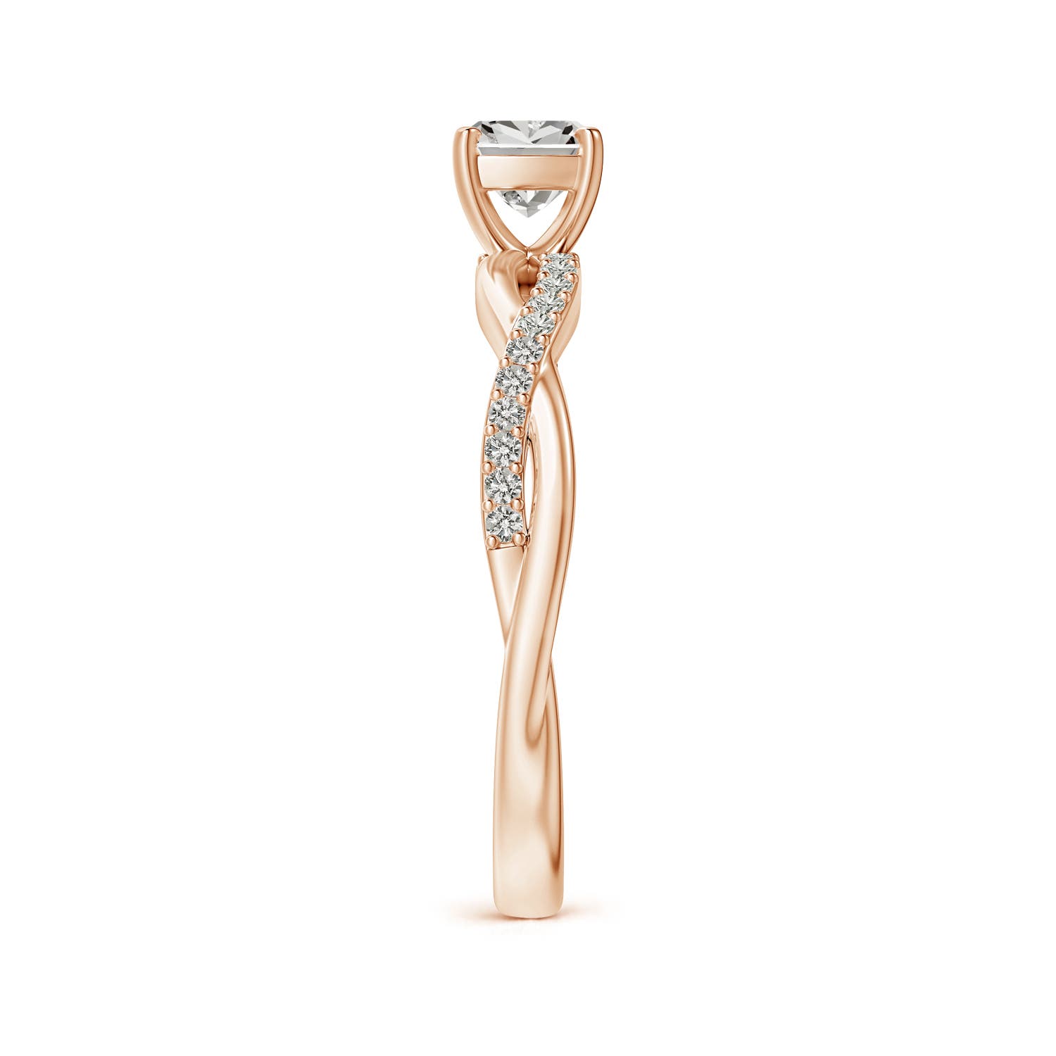 K, I3 / 0.49 CT / 14 KT Rose Gold