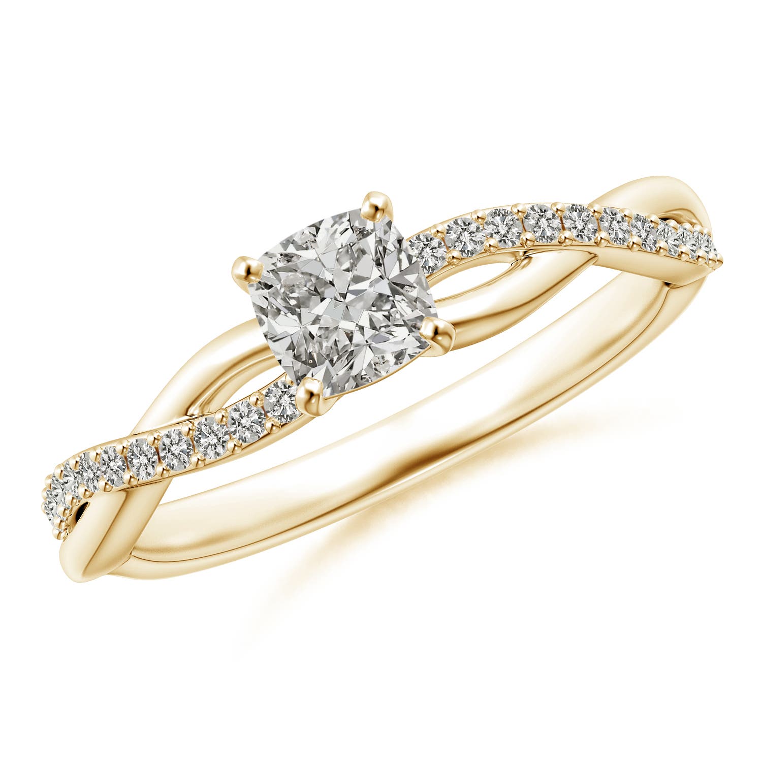 K, I3 / 0.49 CT / 14 KT Yellow Gold