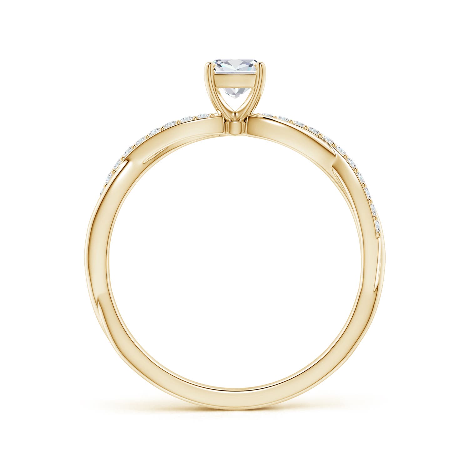 G, VS2 / 0.36 CT / 14 KT Yellow Gold