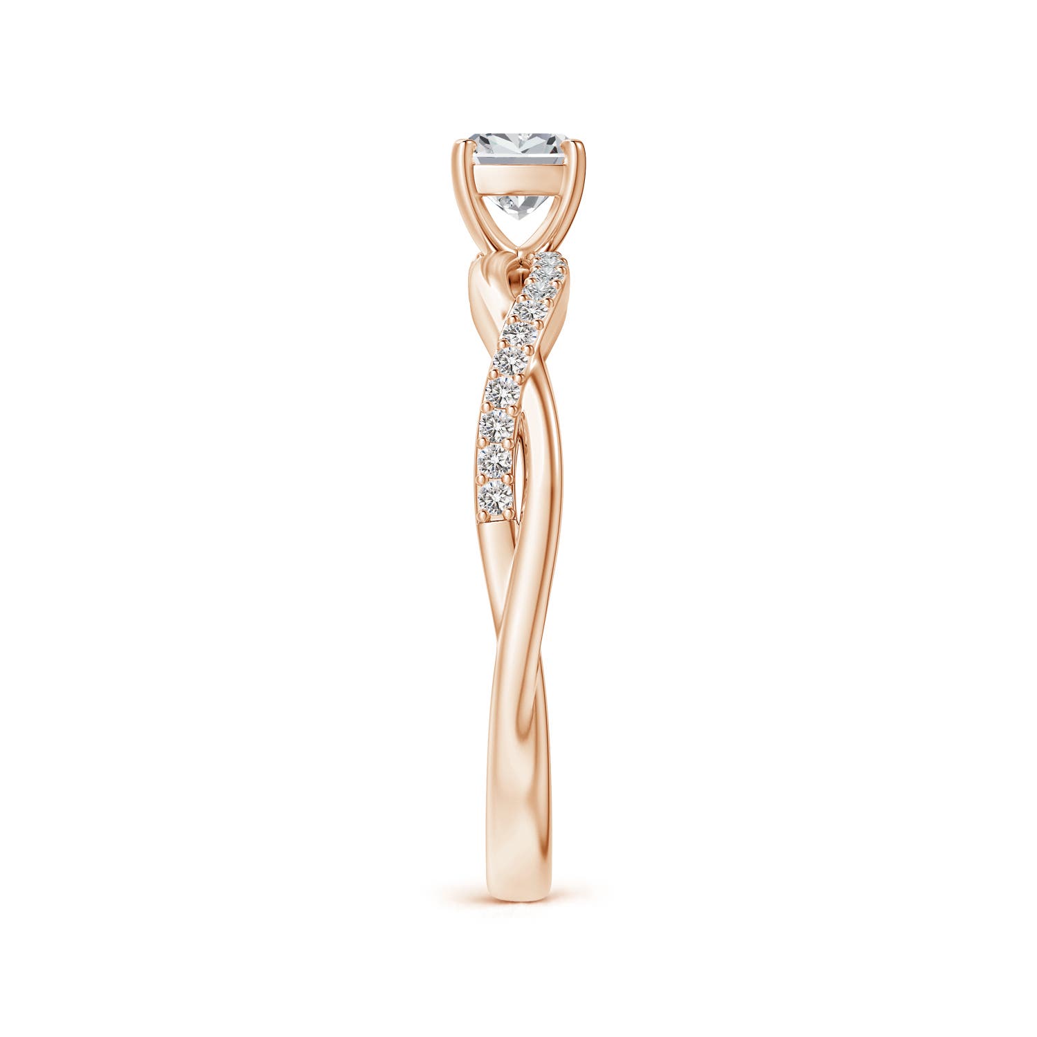 I-J, I1-I2 / 0.36 CT / 14 KT Rose Gold