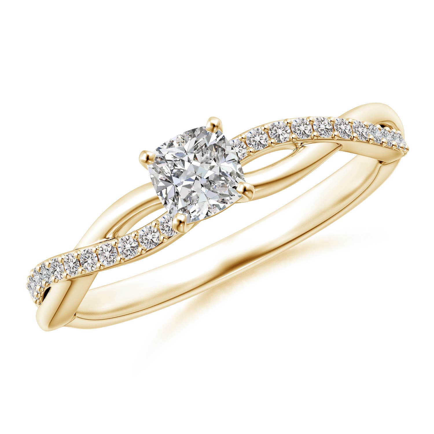 I-J, I1-I2 / 0.36 CT / 14 KT Yellow Gold