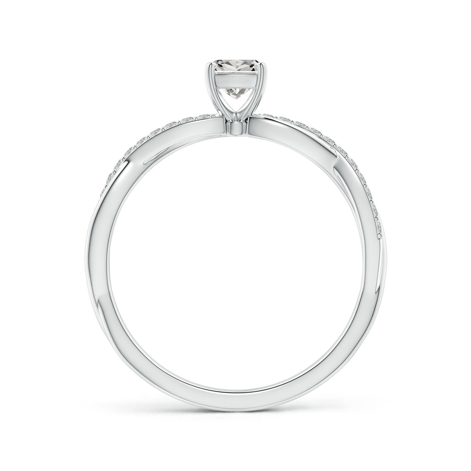 K, I3 / 0.36 CT / 14 KT White Gold