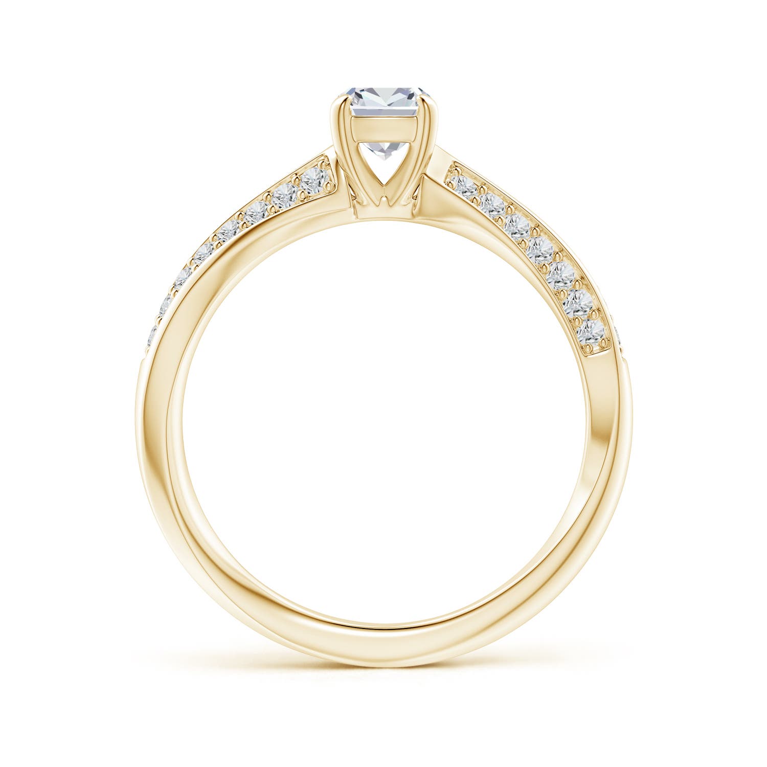 H, SI2 / 0.66 CT / 14 KT Yellow Gold