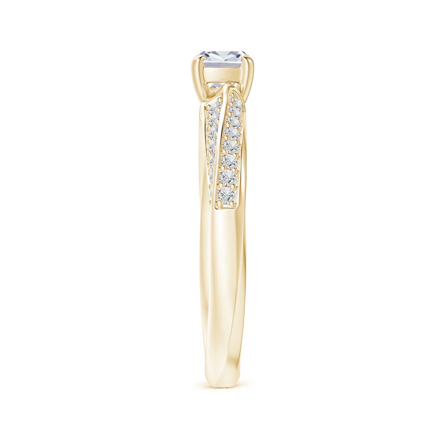 H, SI2 / 0.66 CT / 14 KT Yellow Gold