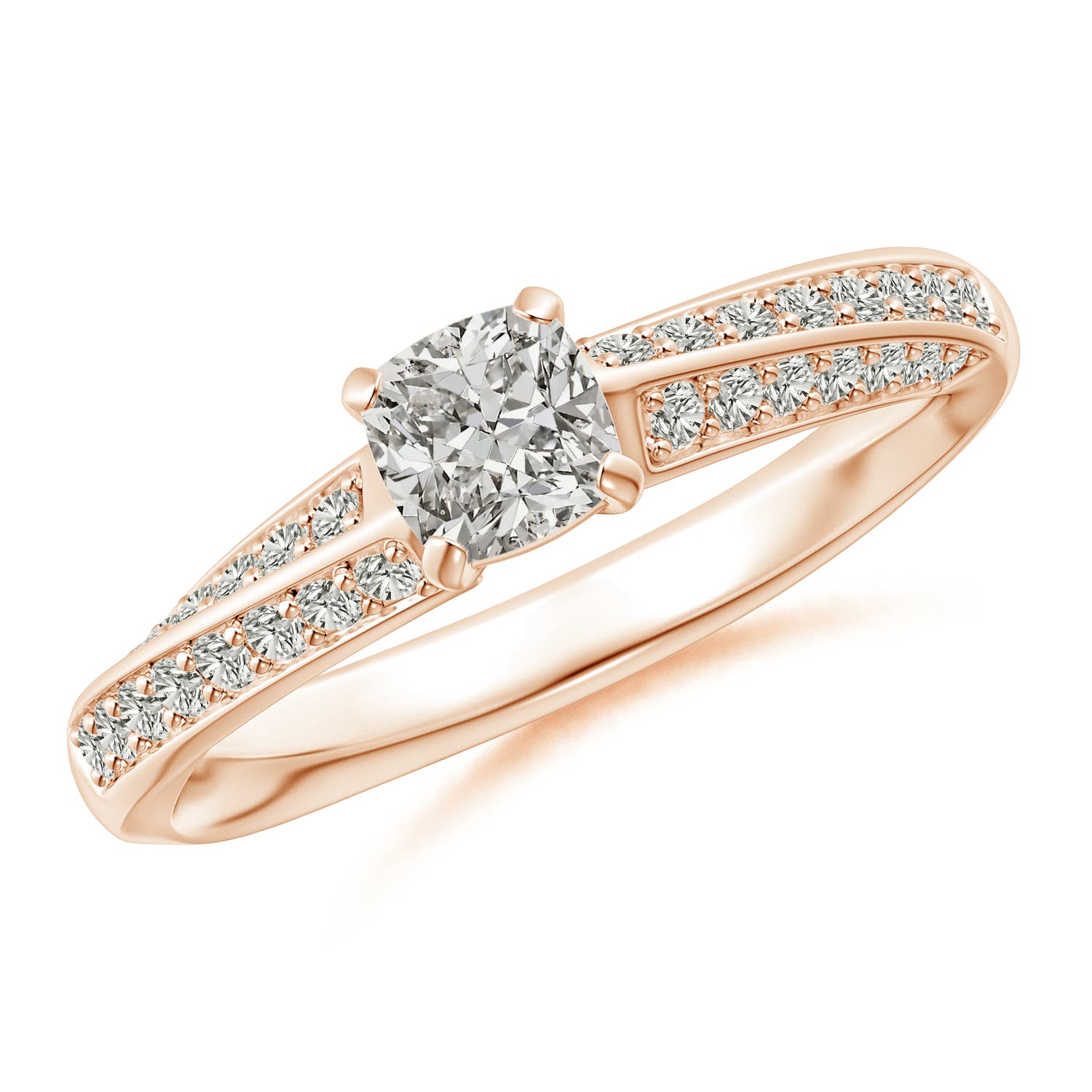 K, I3 / 0.66 CT / 14 KT Rose Gold