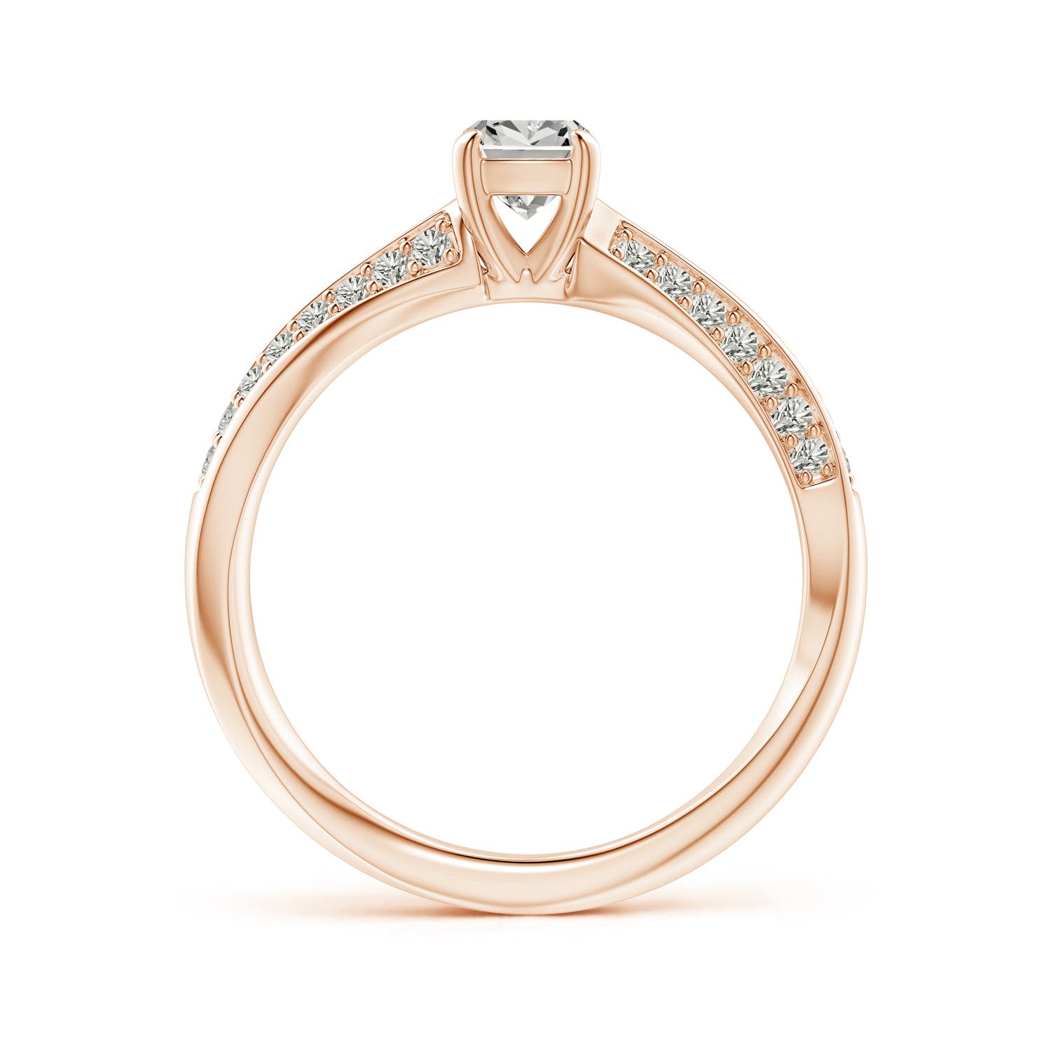 K, I3 / 0.66 CT / 14 KT Rose Gold