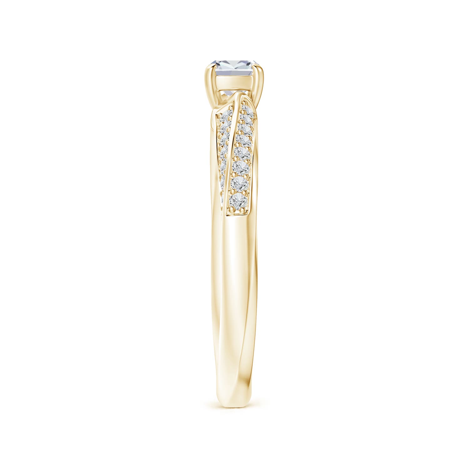 H, SI2 / 0.49 CT / 14 KT Yellow Gold