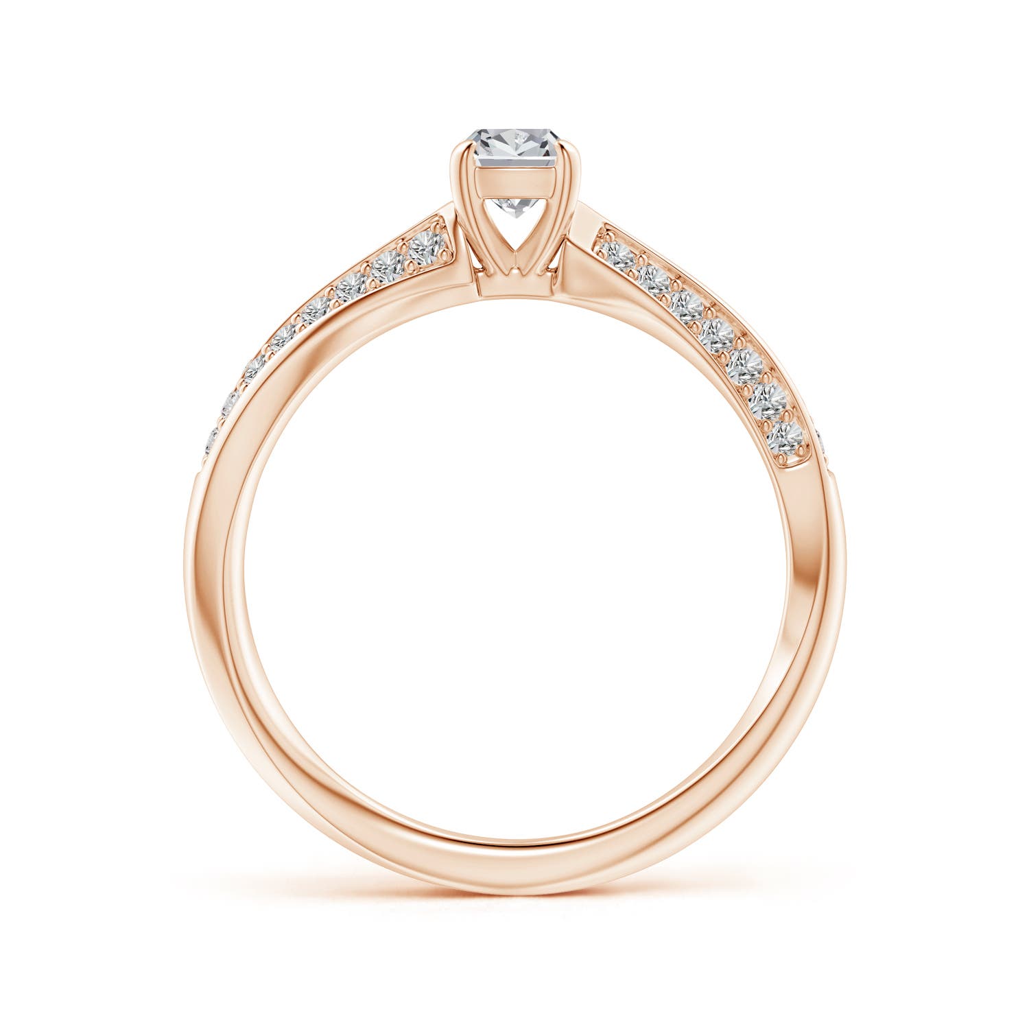 I-J, I1-I2 / 0.49 CT / 14 KT Rose Gold