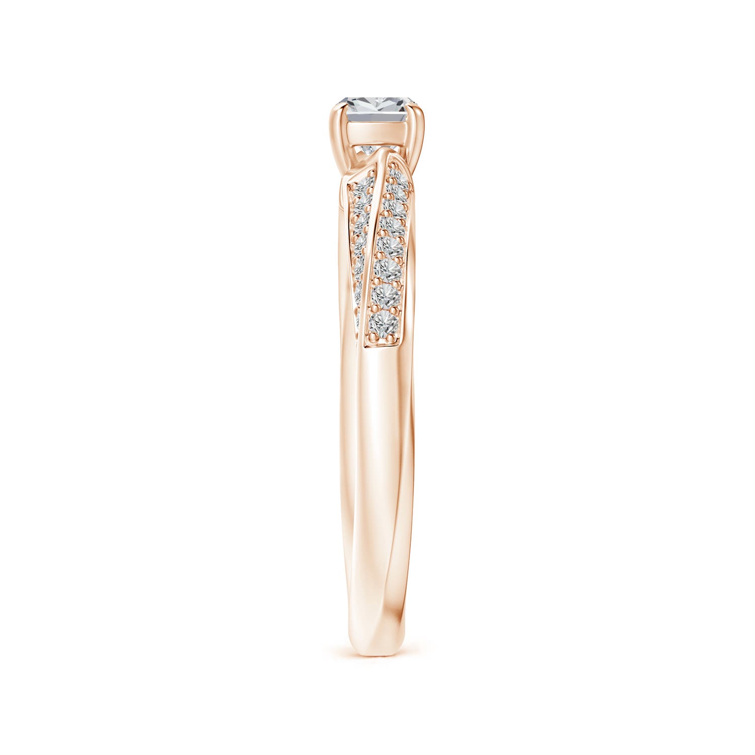 I-J, I1-I2 / 0.49 CT / 14 KT Rose Gold