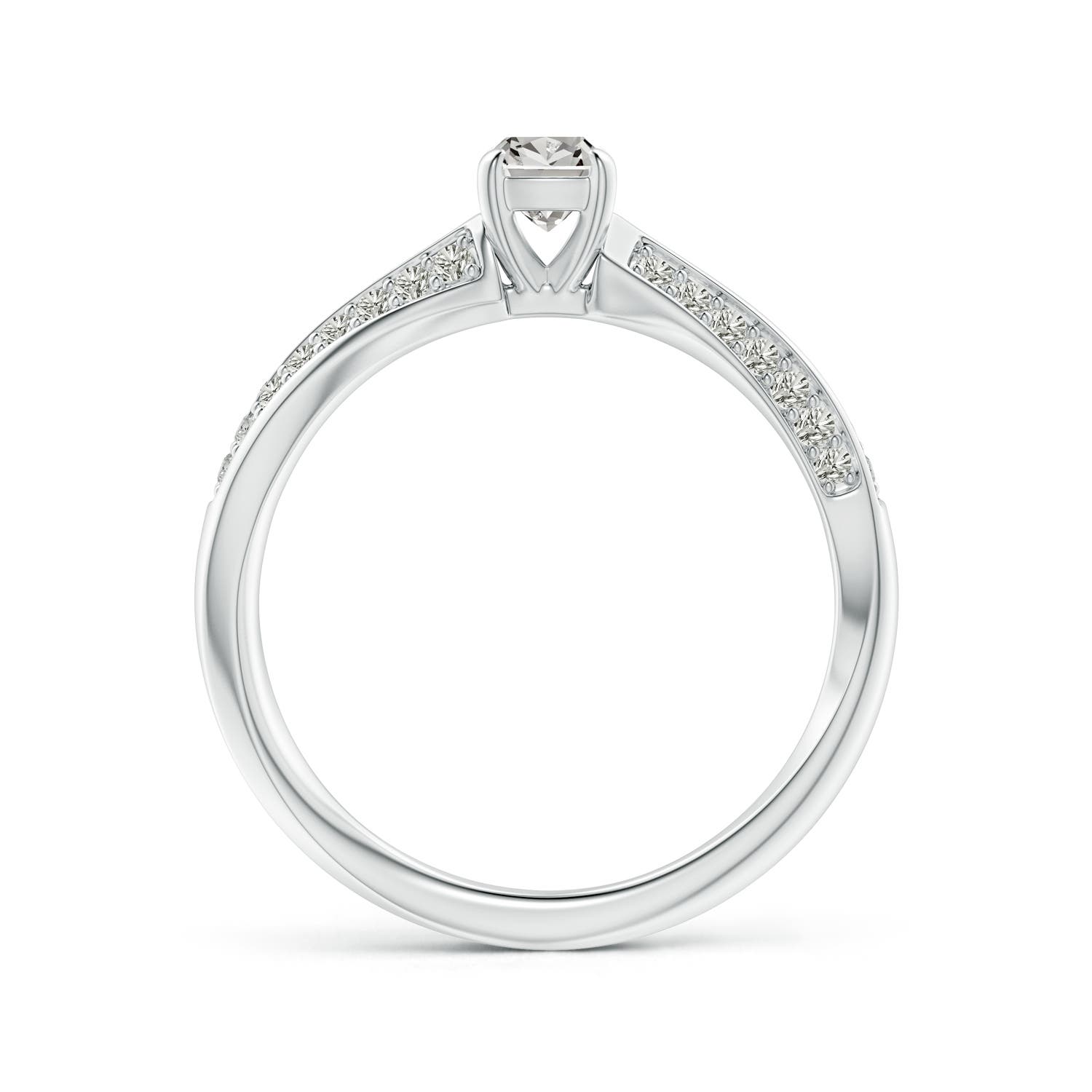 K, I3 / 0.49 CT / 14 KT White Gold