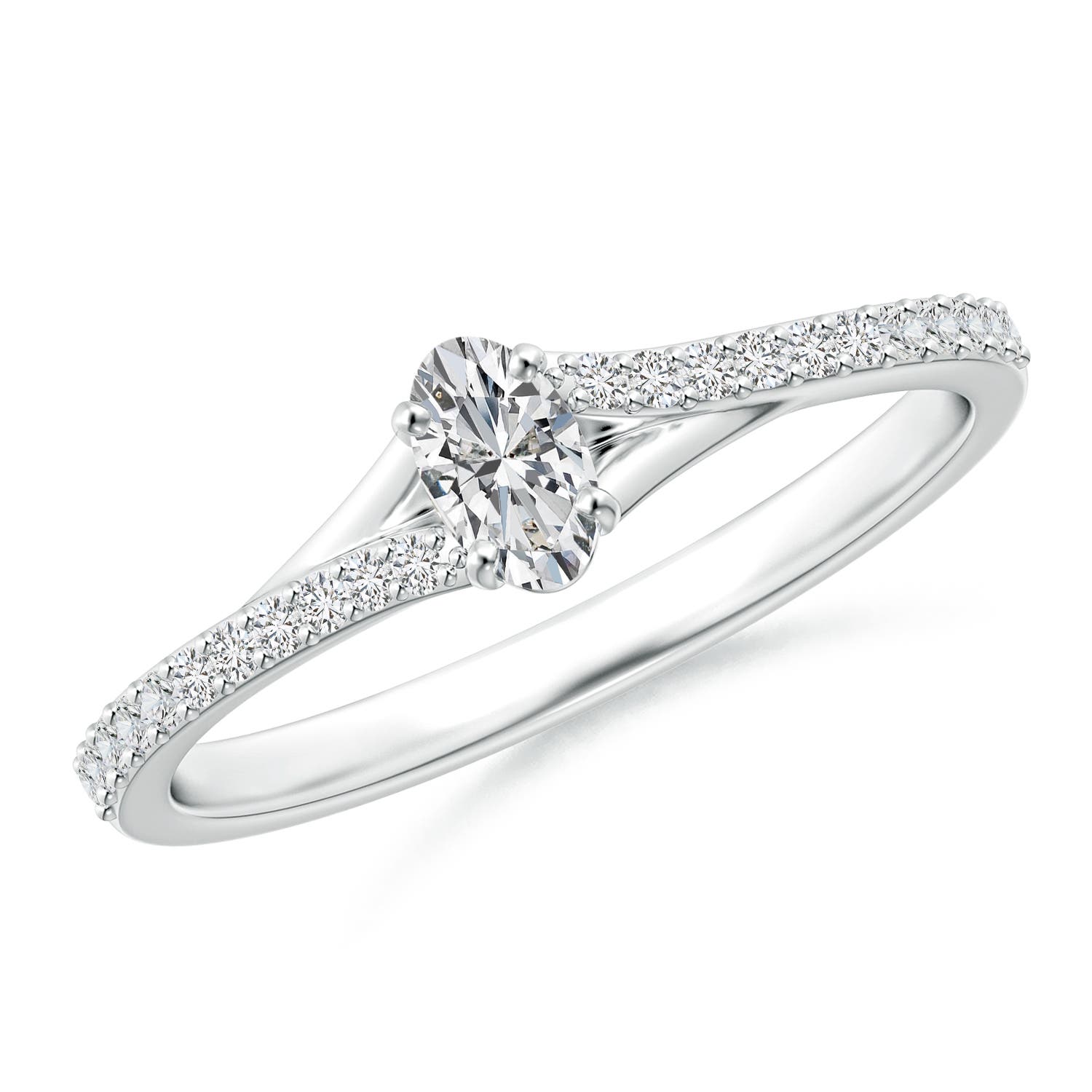 H, SI2 / 0.34 CT / 14 KT White Gold