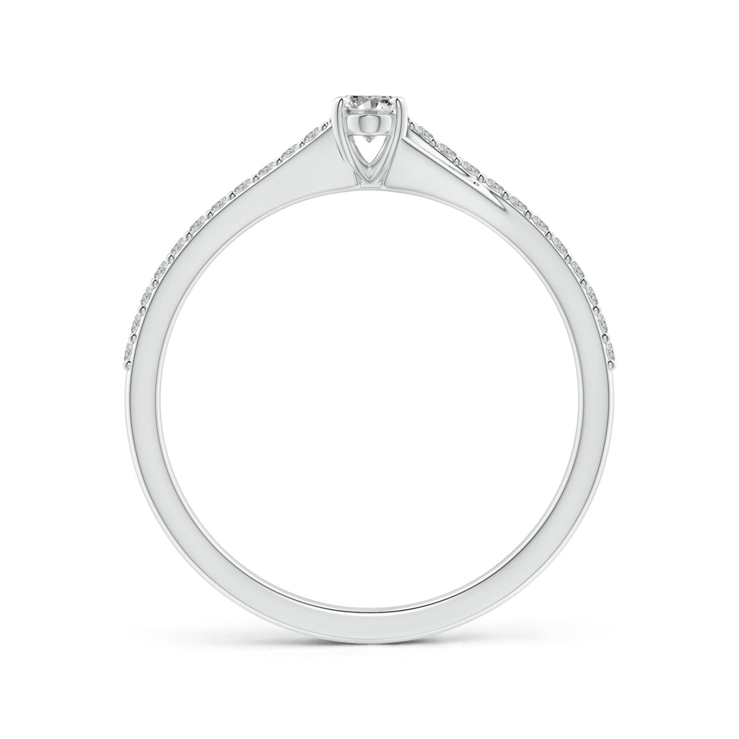 K, I3 / 0.34 CT / 14 KT White Gold