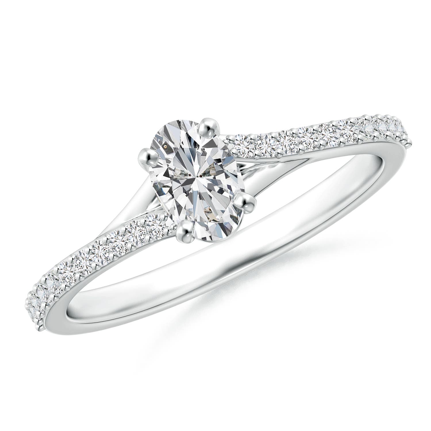 H, SI2 / 0.61 CT / 14 KT White Gold