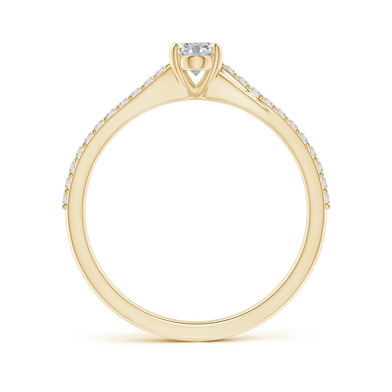 H, SI2 / 0.61 CT / 14 KT Yellow Gold