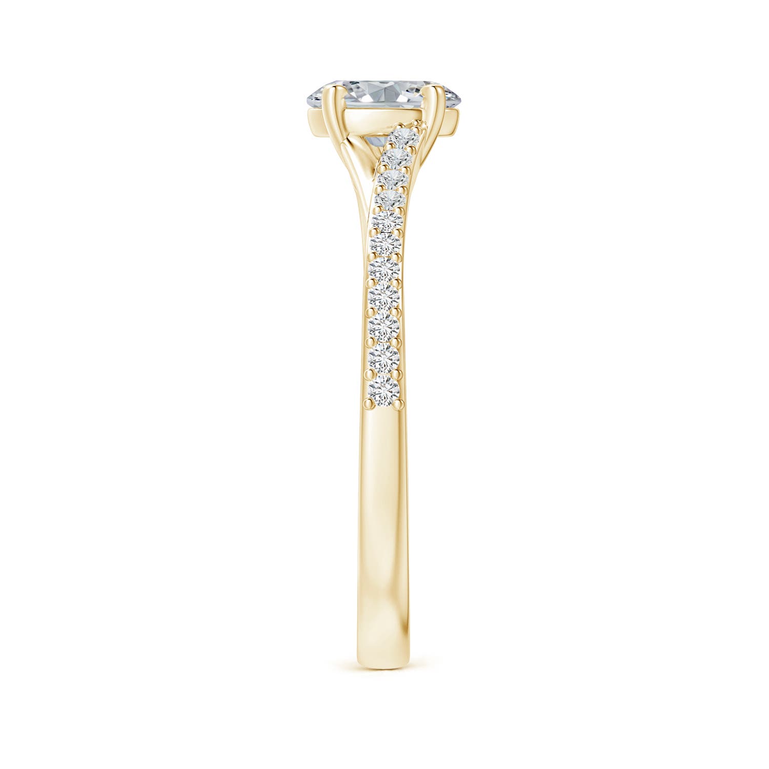 H, SI2 / 0.61 CT / 14 KT Yellow Gold