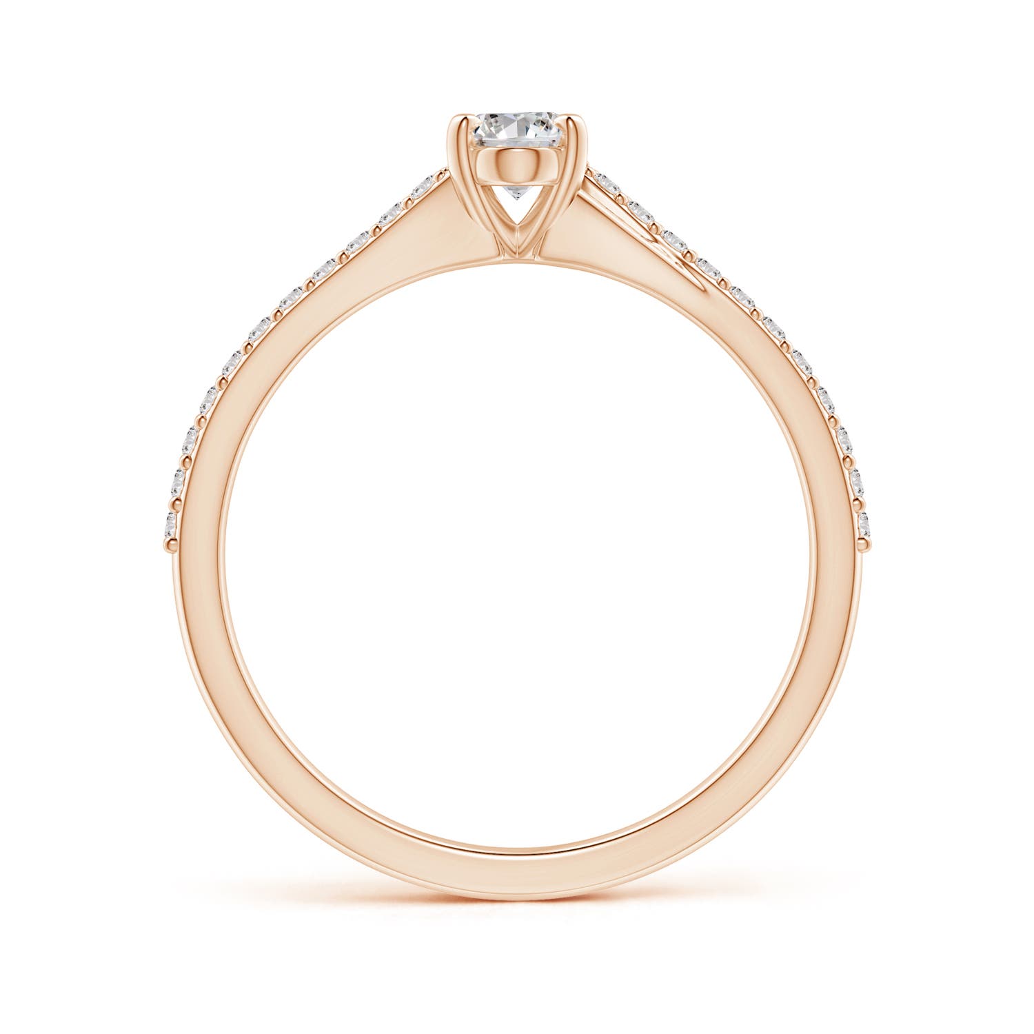 I-J, I1-I2 / 0.61 CT / 14 KT Rose Gold