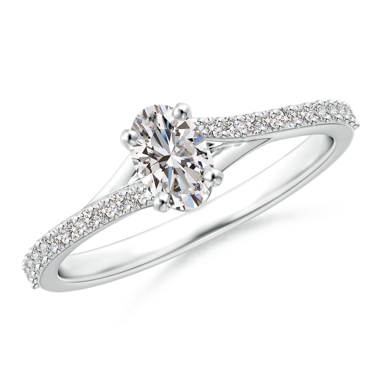 I-J, I1-I2 / 0.61 CT / 14 KT White Gold