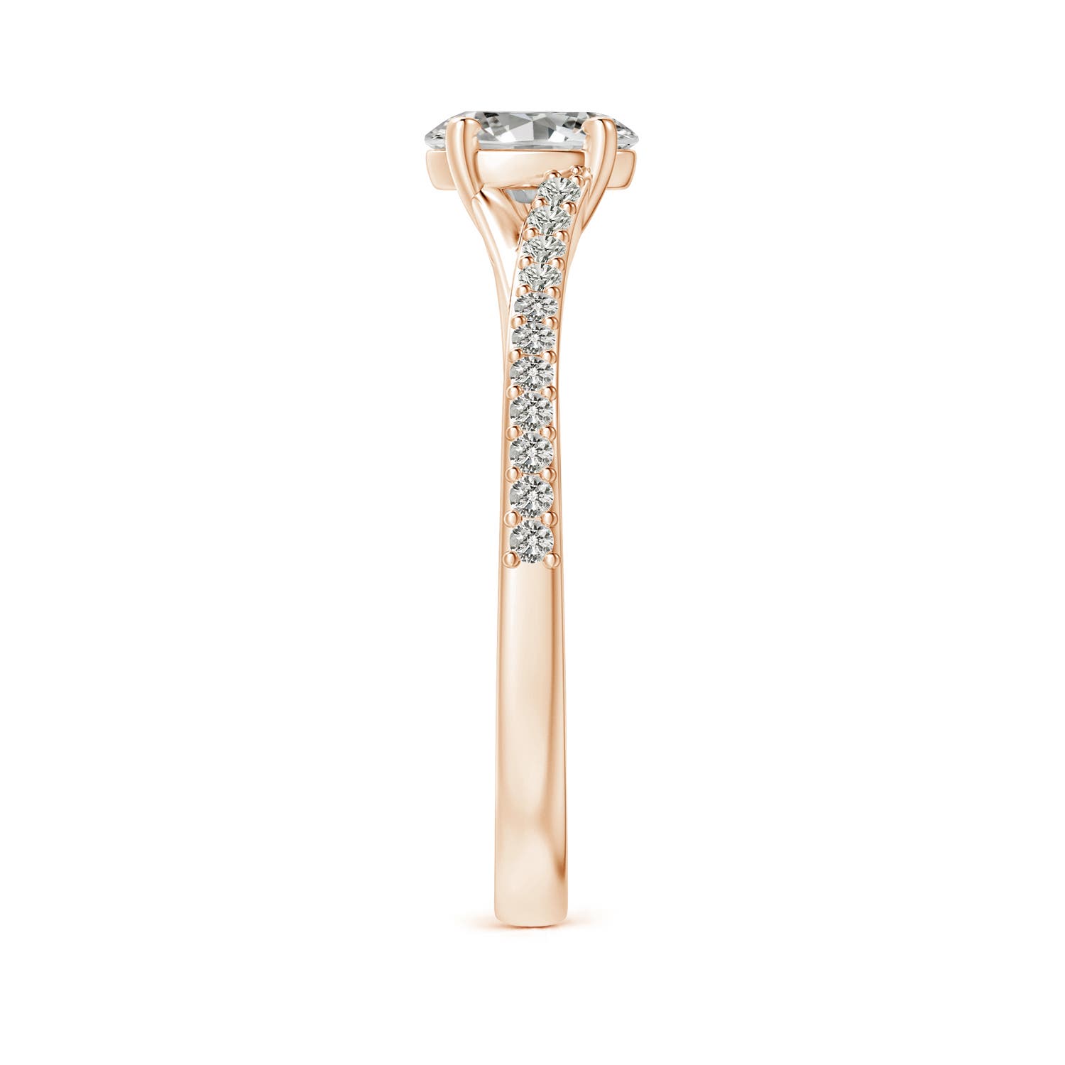 K, I3 / 0.61 CT / 14 KT Rose Gold