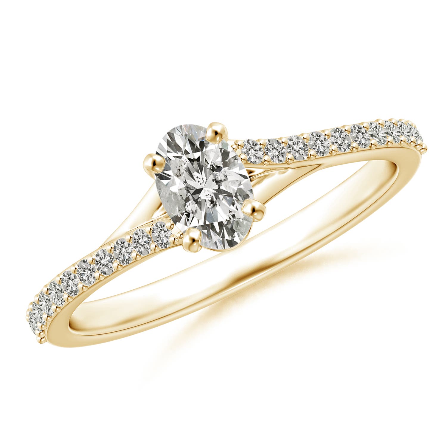 K, I3 / 0.61 CT / 14 KT Yellow Gold