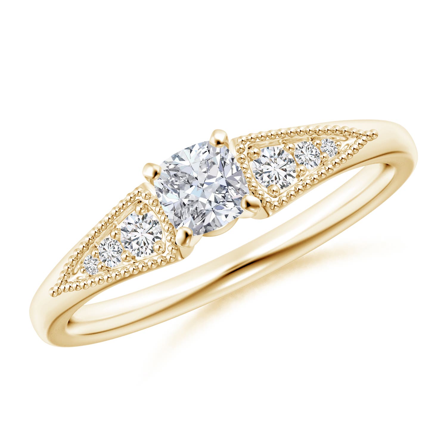 H, SI2 / 0.35 CT / 14 KT Yellow Gold