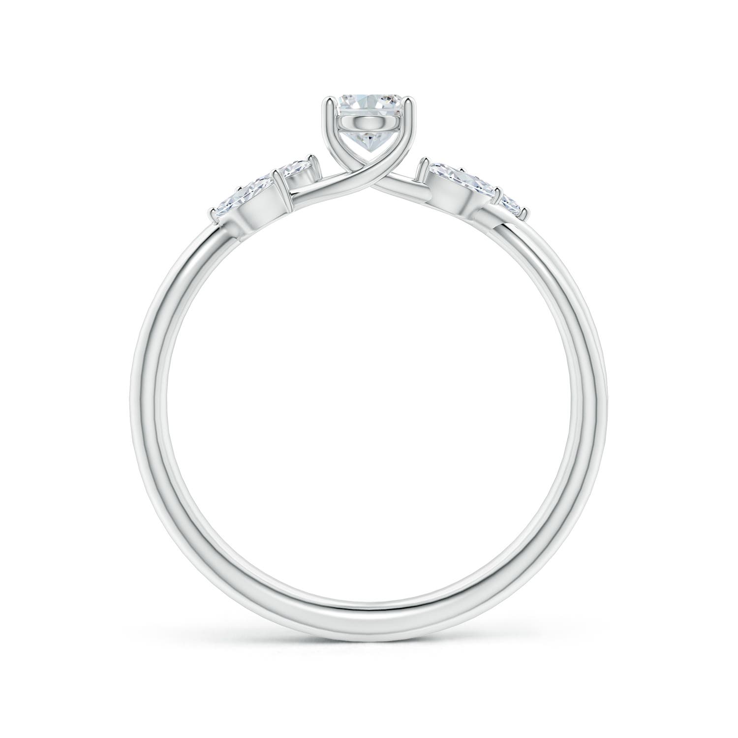 G, VS2 / 0.71 CT / 14 KT White Gold