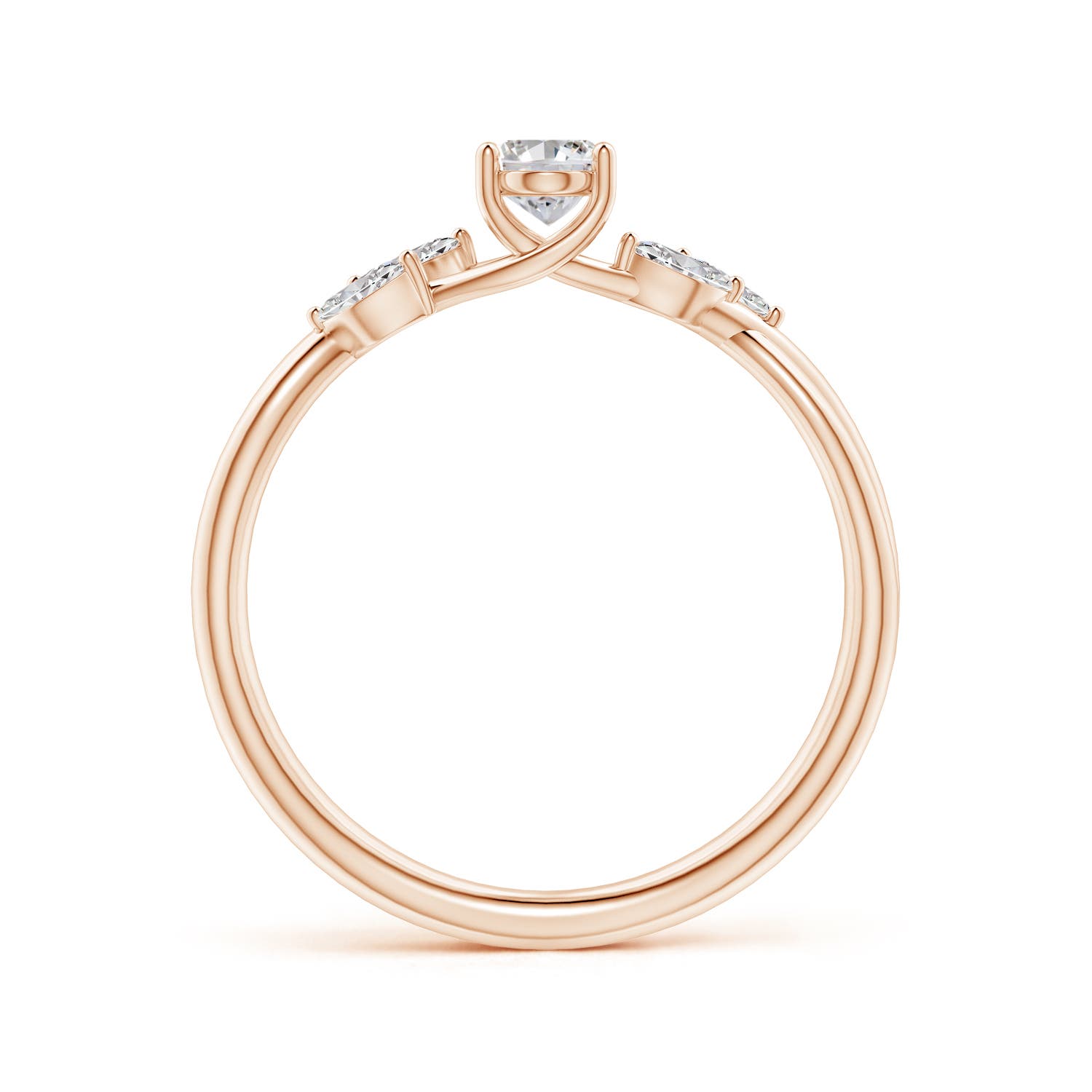 I-J, I1-I2 / 0.71 CT / 14 KT Rose Gold