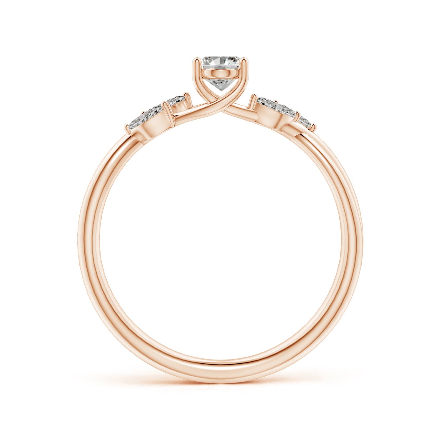 K, I3 / 0.71 CT / 14 KT Rose Gold