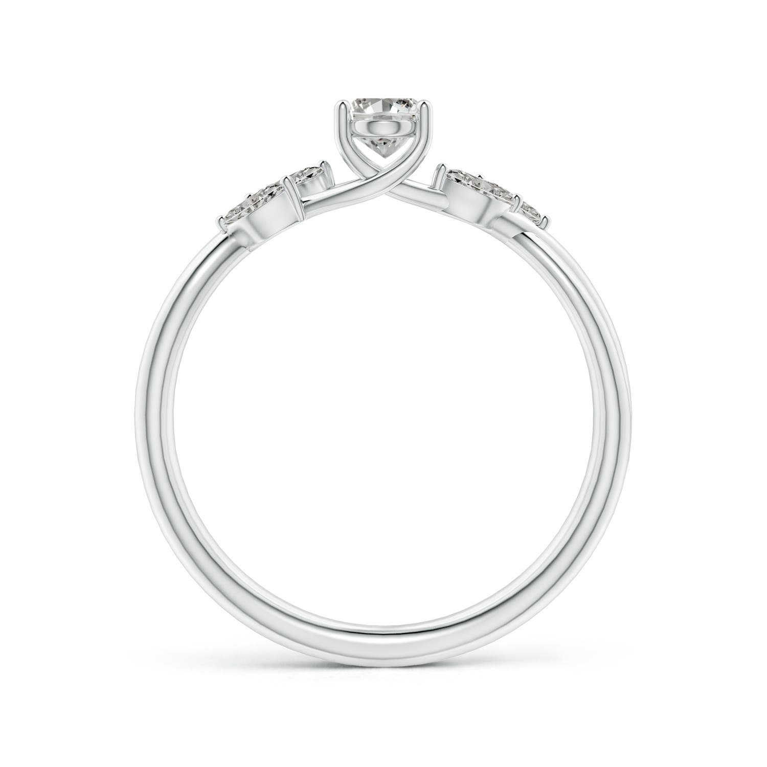 K, I3 / 0.71 CT / 14 KT White Gold