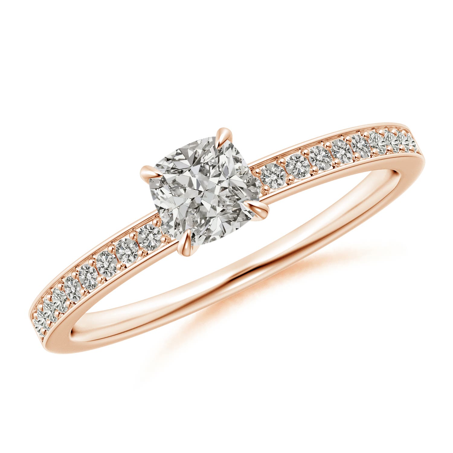 K, I3 / 0.52 CT / 14 KT Rose Gold