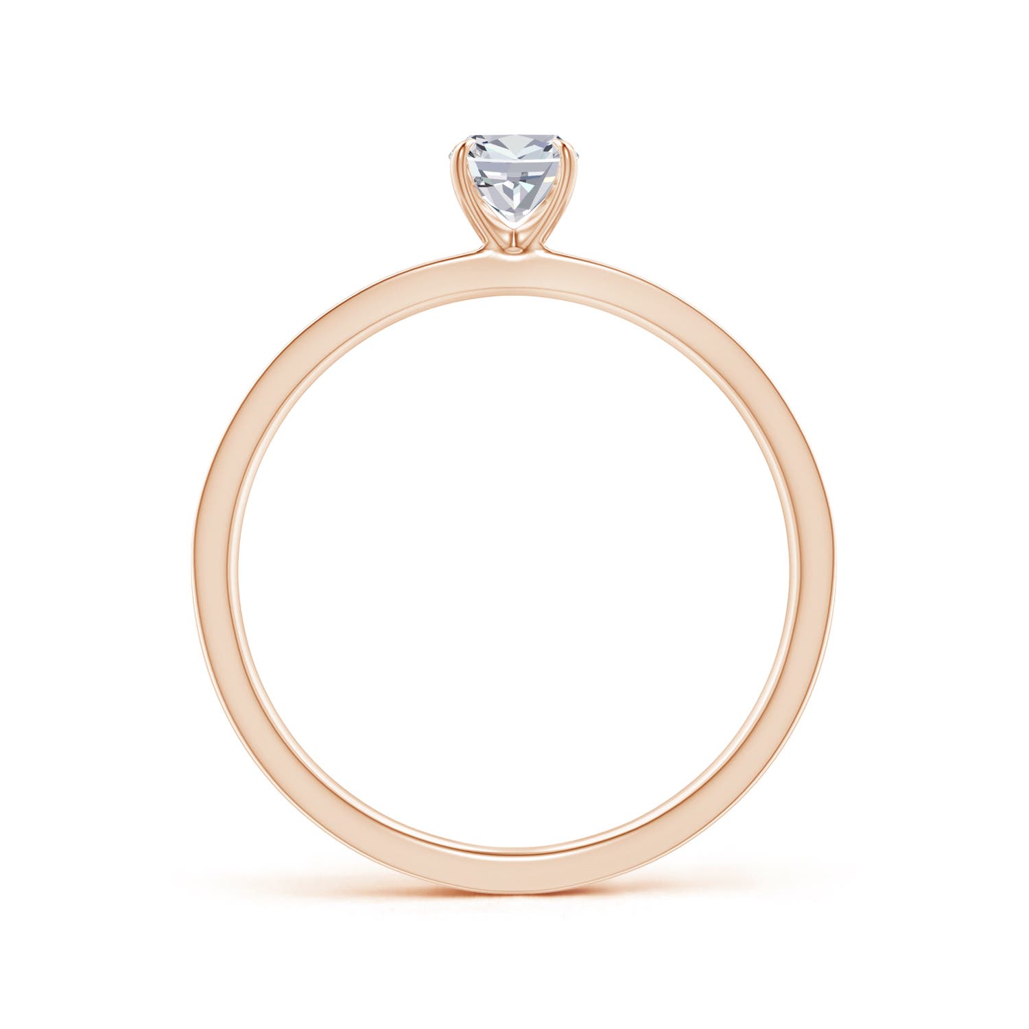 H, SI2 / 0.37 CT / 14 KT Rose Gold