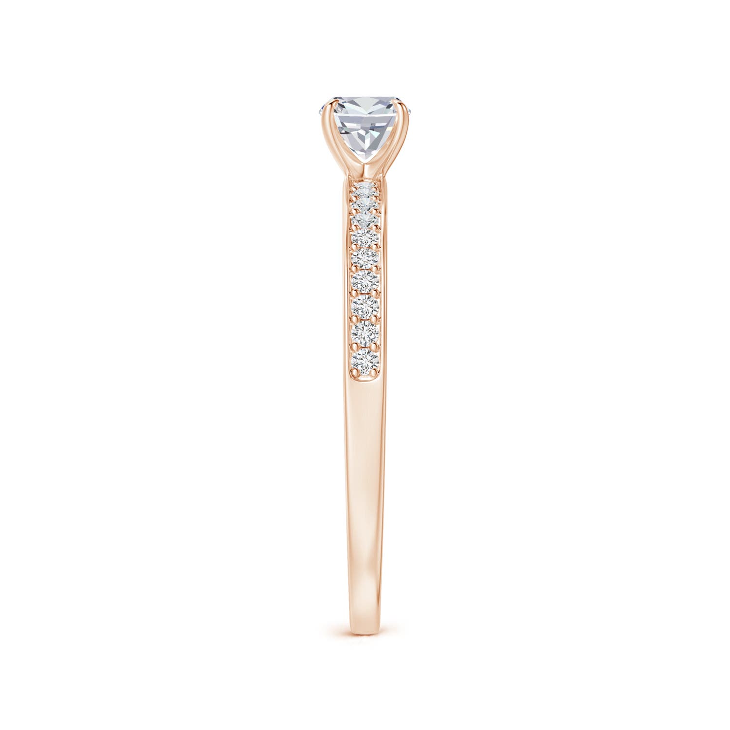 H, SI2 / 0.37 CT / 14 KT Rose Gold