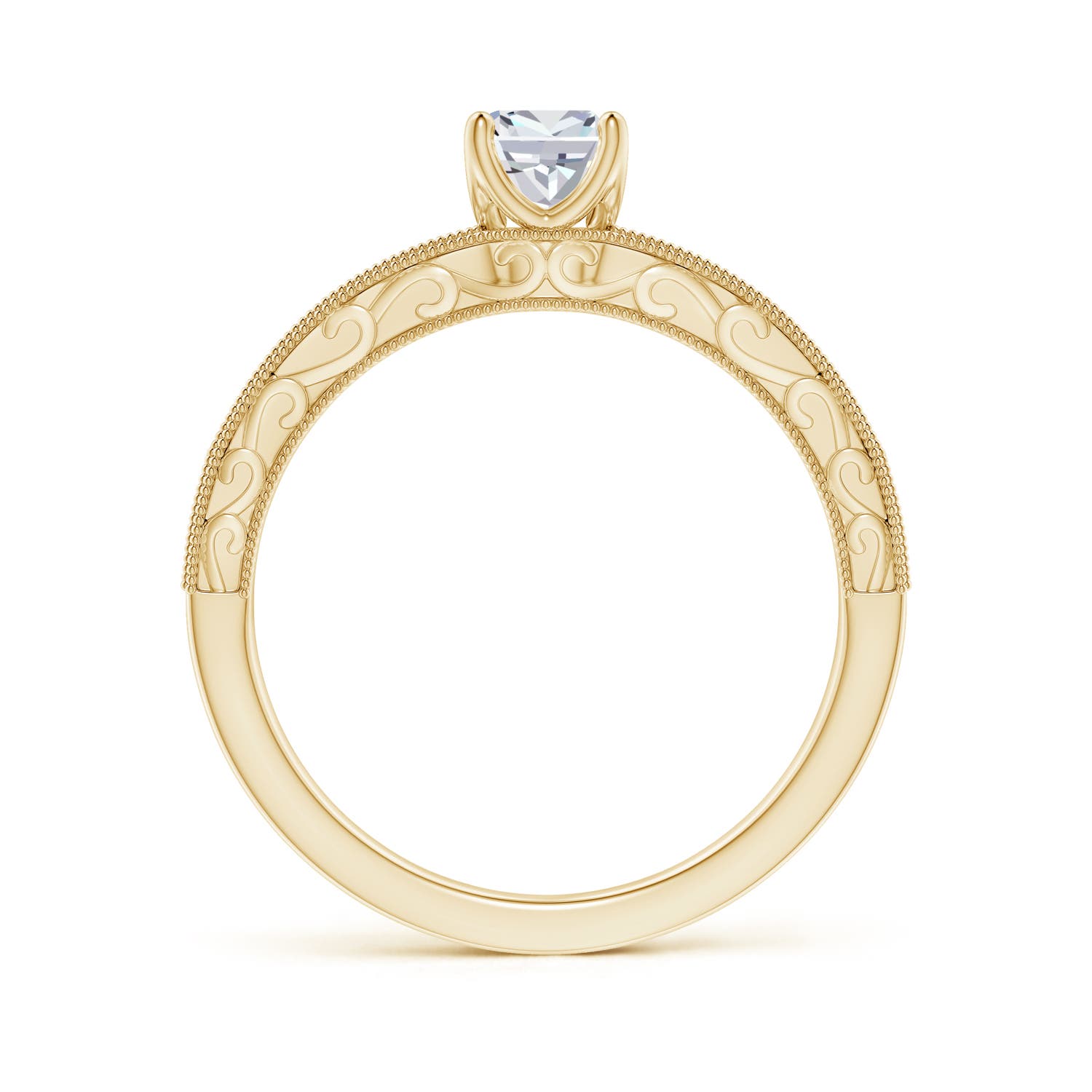 G, VS2 / 0.52 CT / 14 KT Yellow Gold