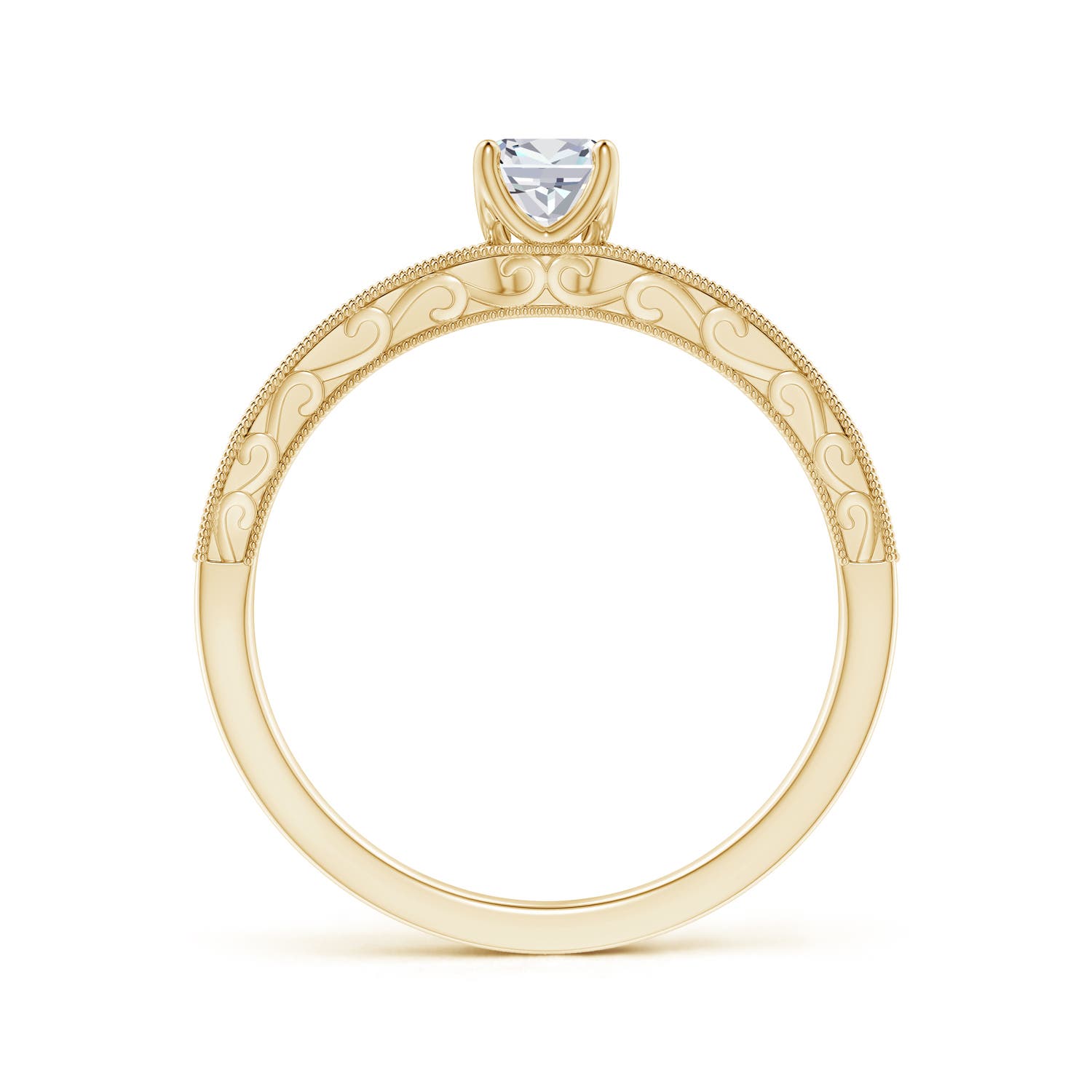 G, VS2 / 0.37 CT / 14 KT Yellow Gold