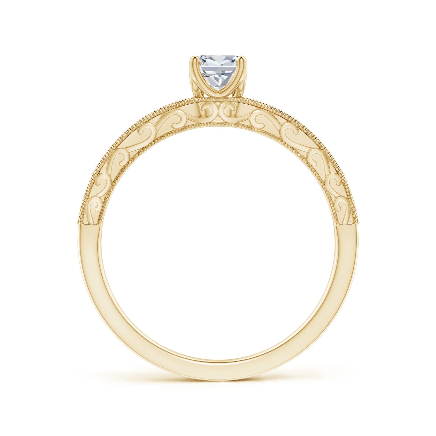 H, SI2 / 0.37 CT / 14 KT Yellow Gold