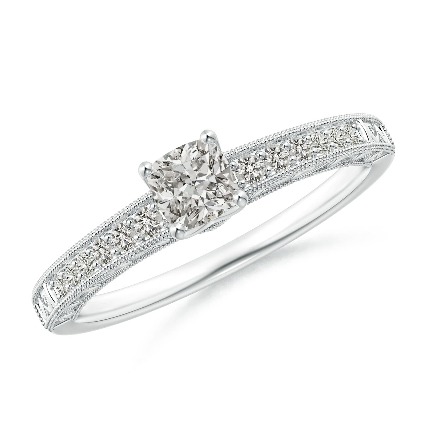 K, I3 / 0.37 CT / 14 KT White Gold