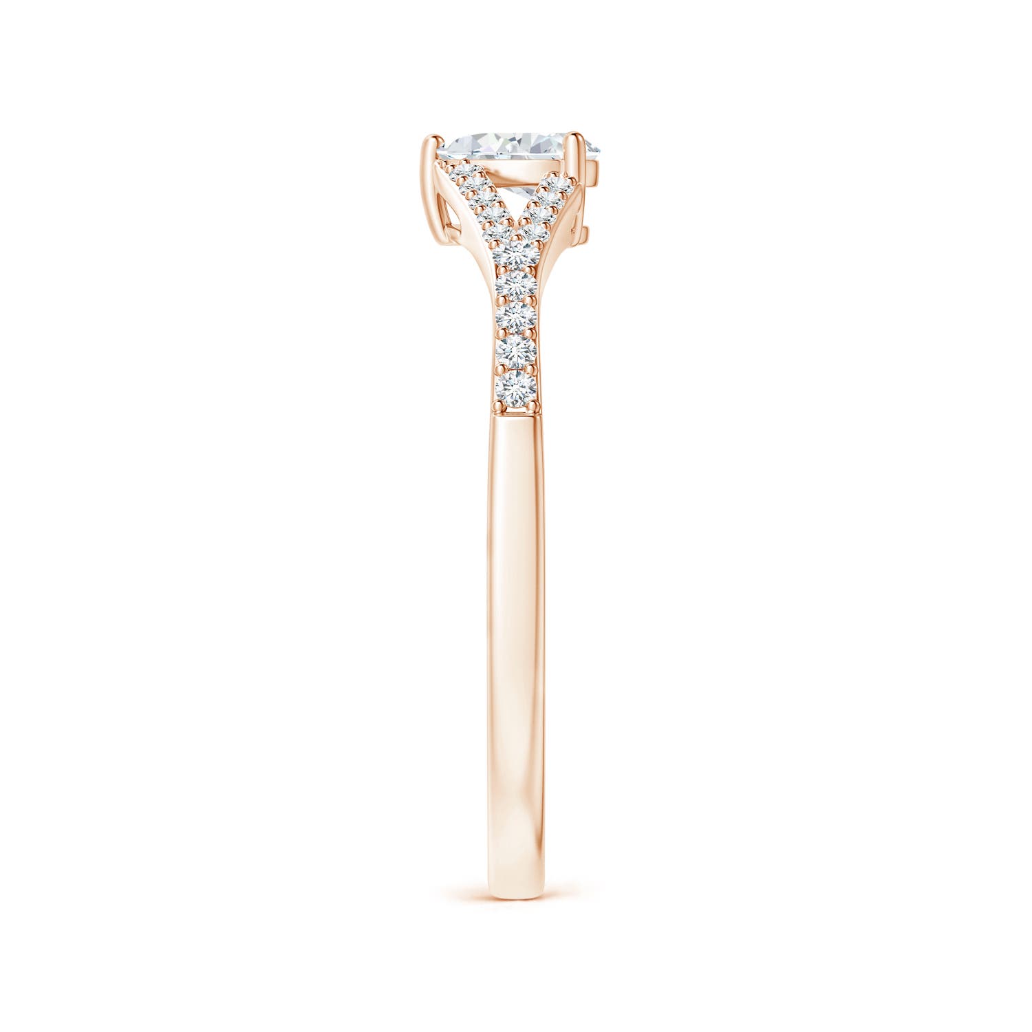 G, VS2 / 0.35 CT / 14 KT Rose Gold