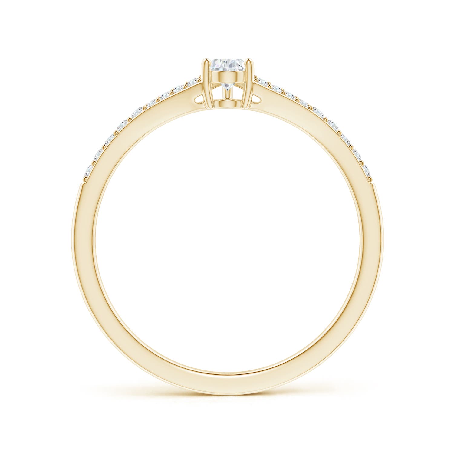 G, VS2 / 0.35 CT / 14 KT Yellow Gold