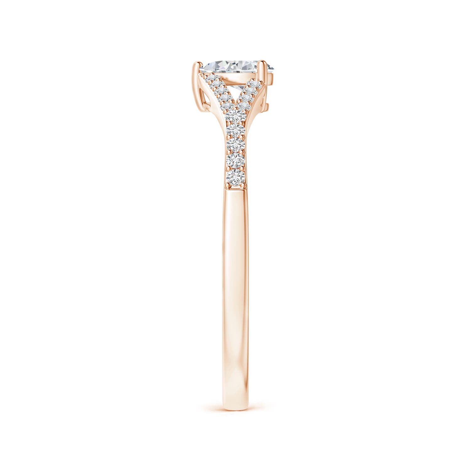 H, SI2 / 0.35 CT / 14 KT Rose Gold