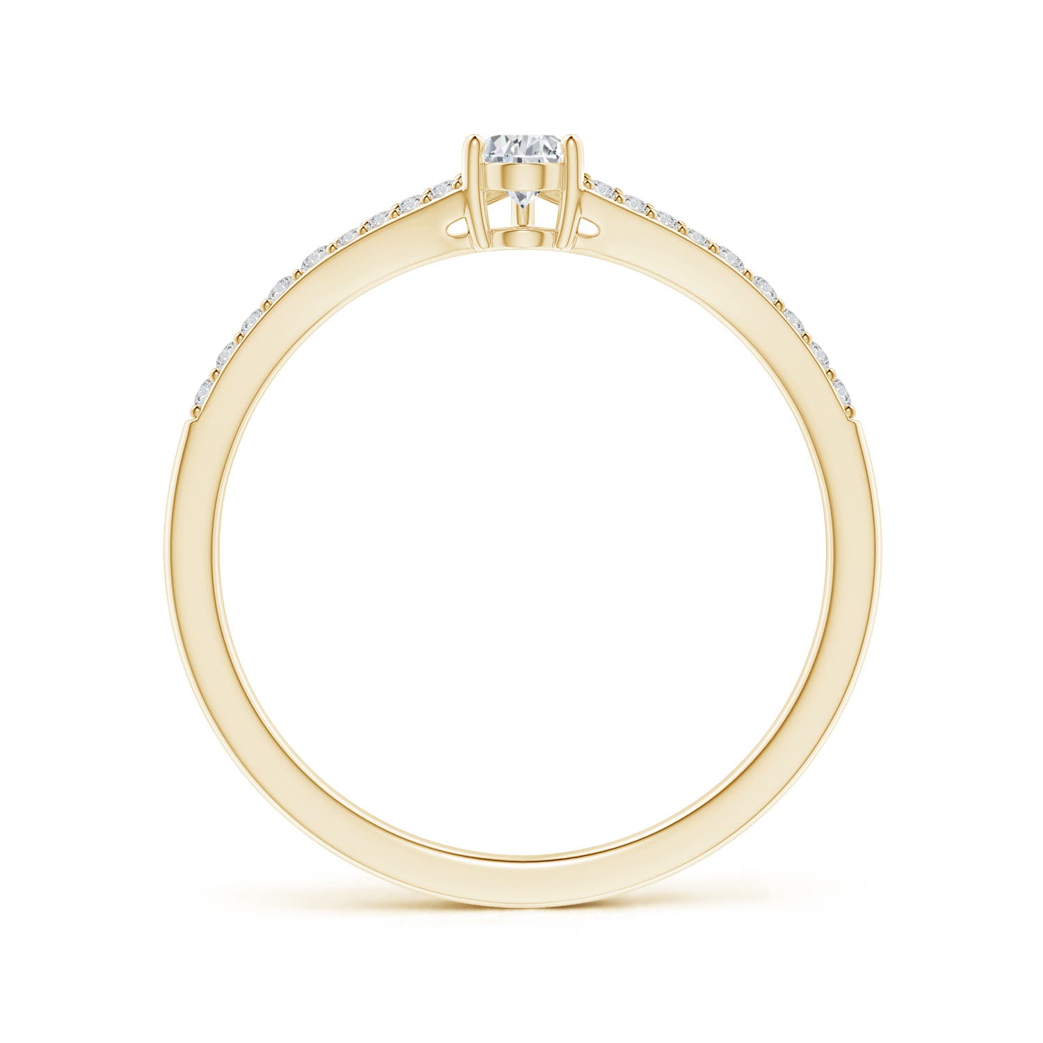 H, SI2 / 0.35 CT / 14 KT Yellow Gold