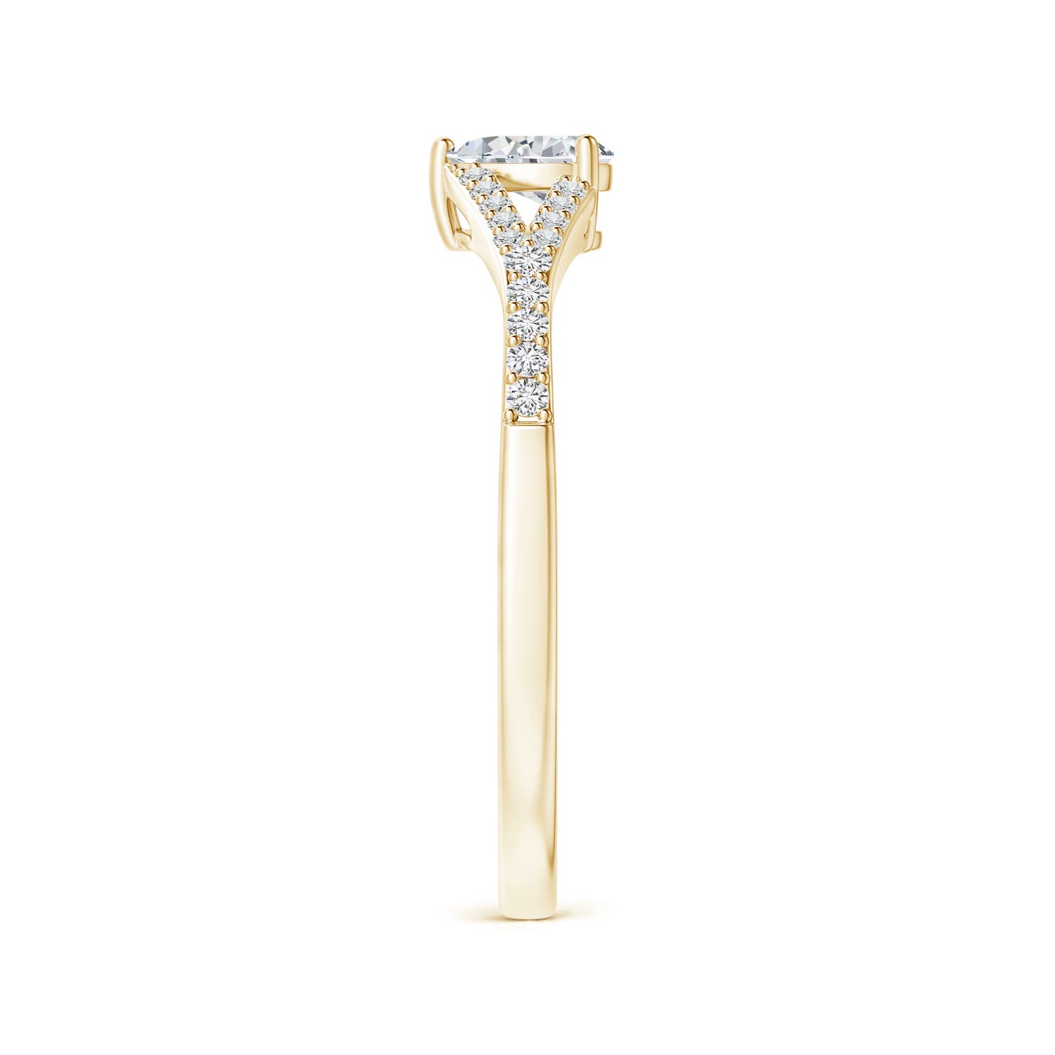 H, SI2 / 0.35 CT / 14 KT Yellow Gold